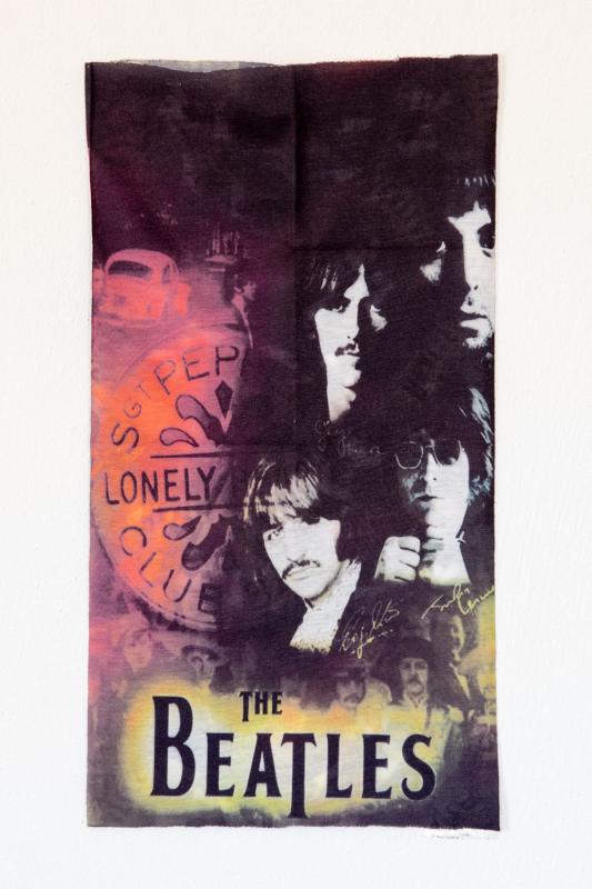 Beatles Desenli Bandana Boyunluk