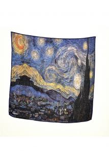 Van Gogh Desenli Bandana Fular