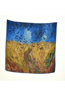 Van Gogh Desenli Bandana Fular