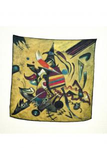 vasili Kandinski Desenli Bandana Fular