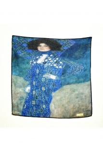 Gustav Klimt Desenli Bandana Fular