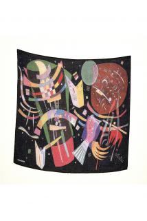 Vasili Kandinski Desenli Bandana Fular