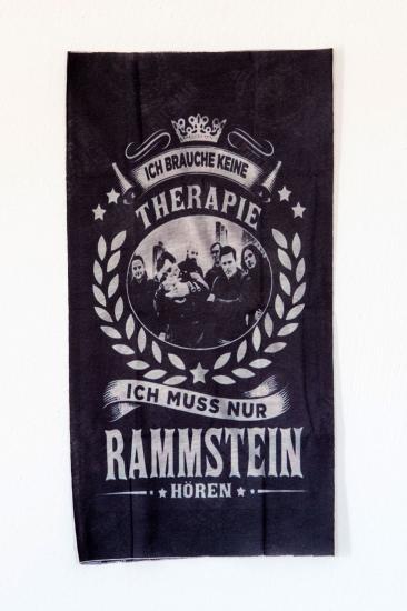 Rammstein Desenli Bandana Boyunluk